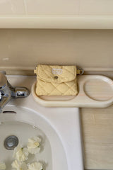 paddet chain pouch bag