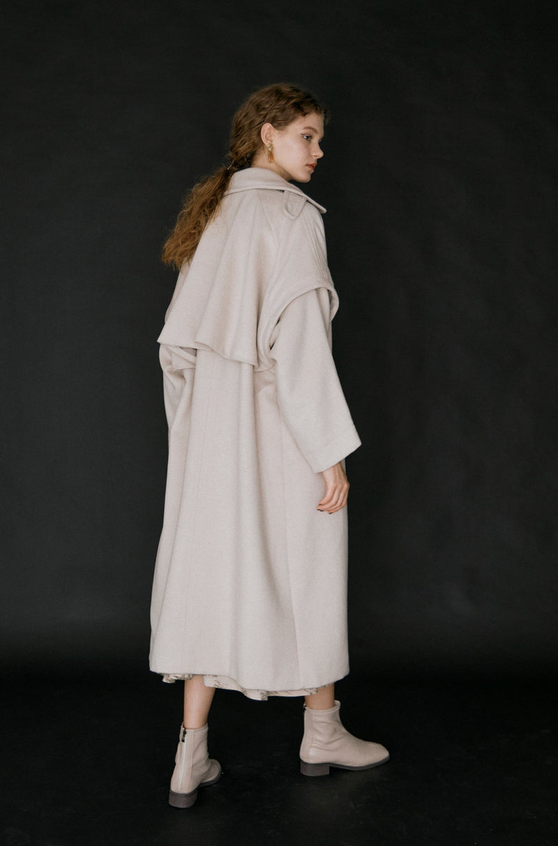 idem 2way long wool coat - ロングコート