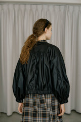 vegan leather blouson