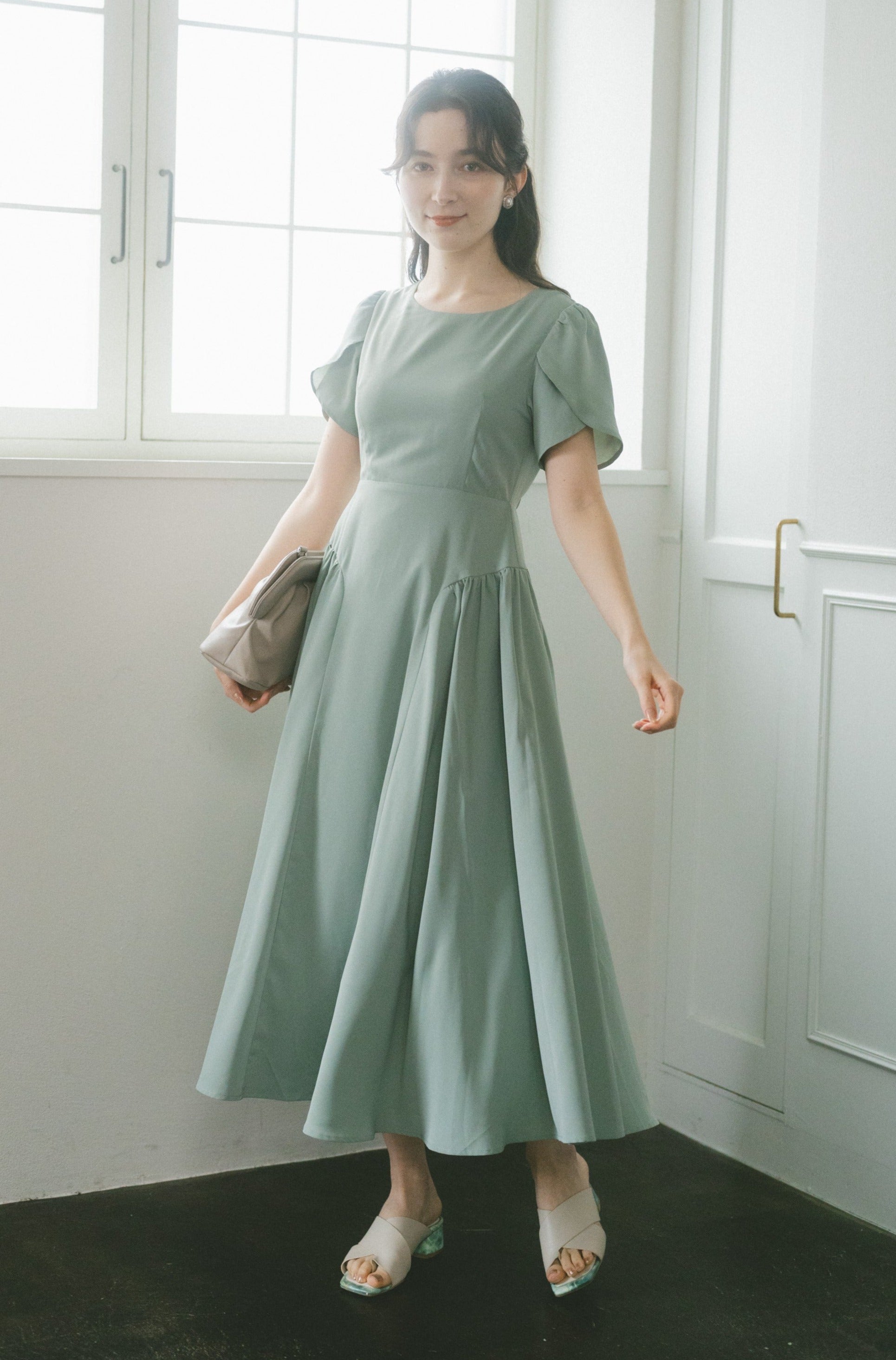 idem（イデム）の「elegant flare onepiece/エレガントフレア