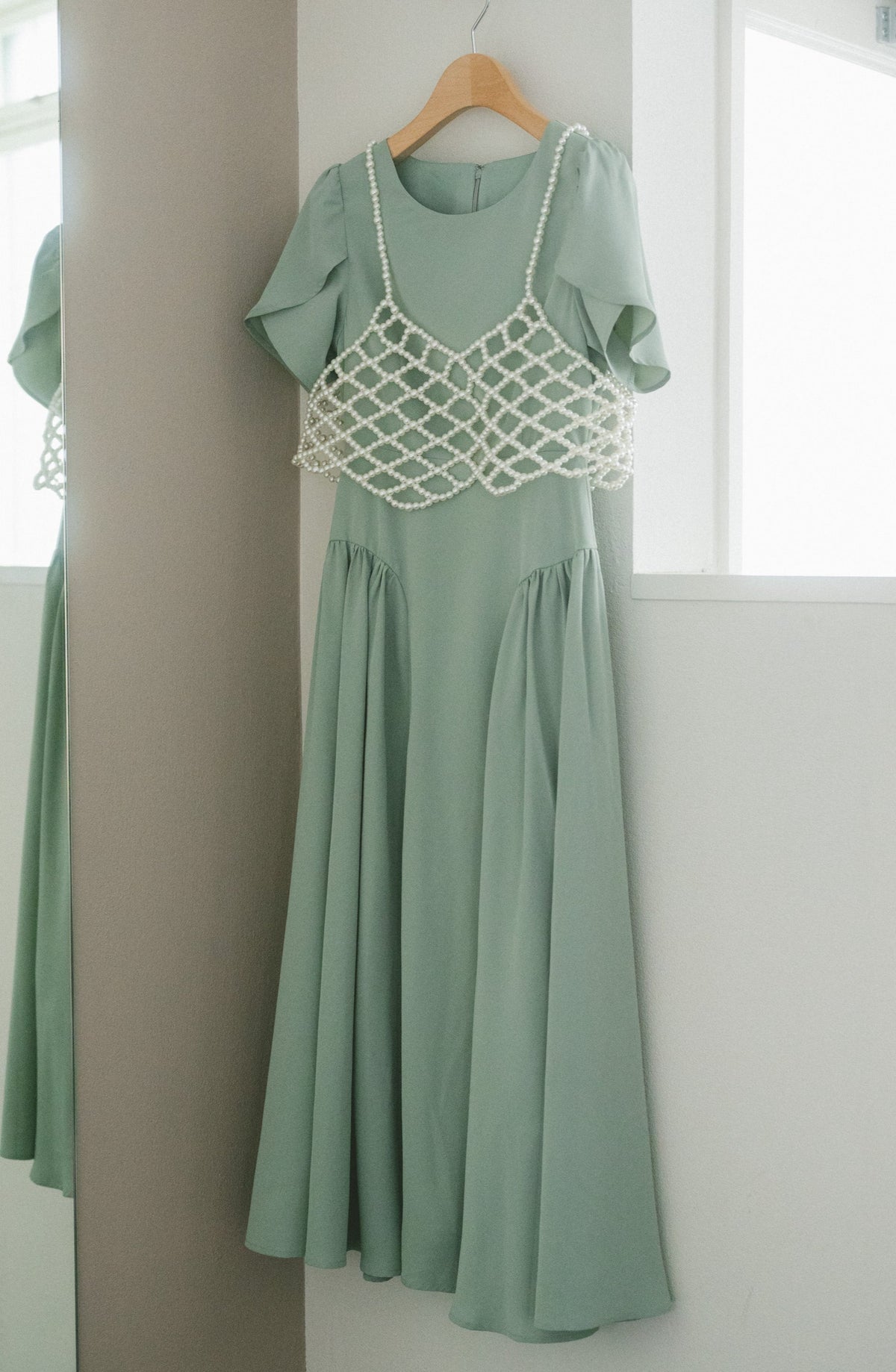 idem オケージョンドレス omekashi lace sleeve dress – idem