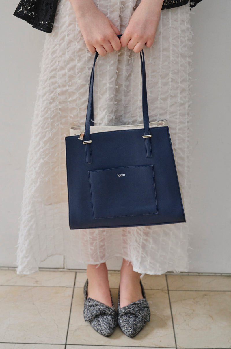 2way bicolor classy bag