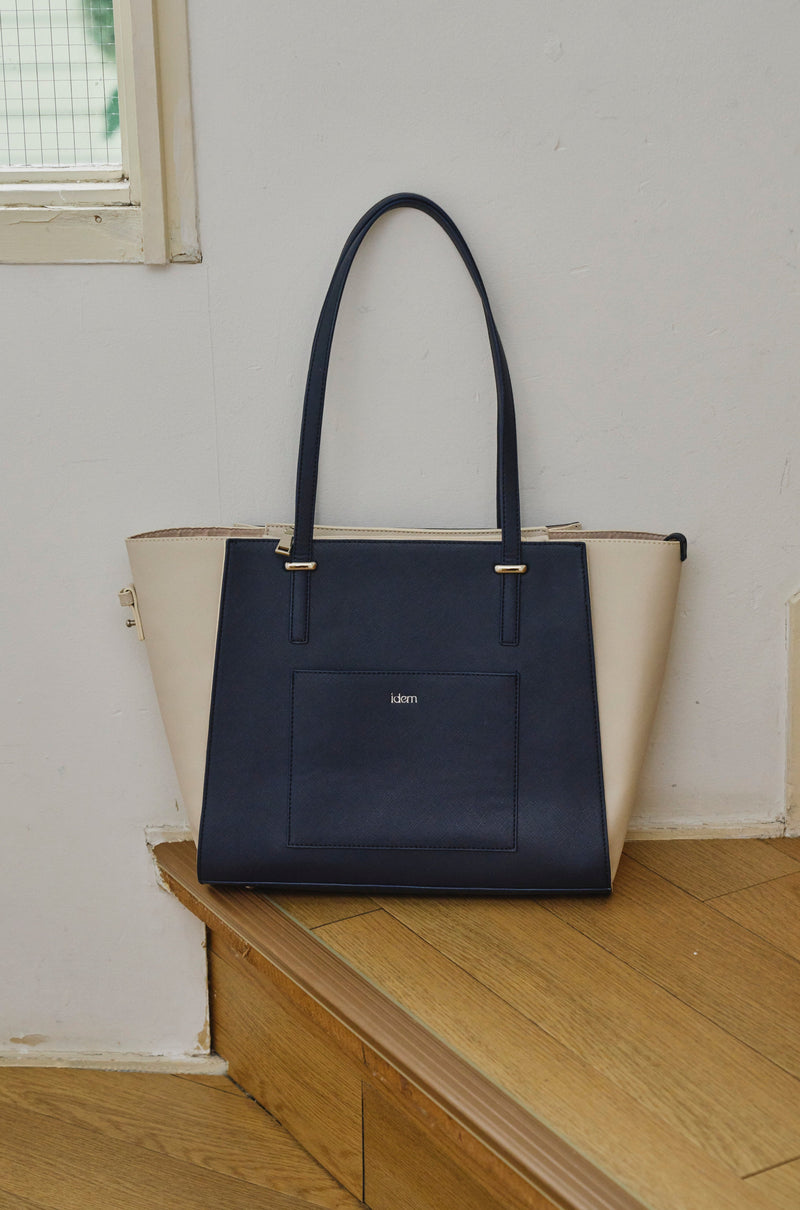 2way bicolor classy bag