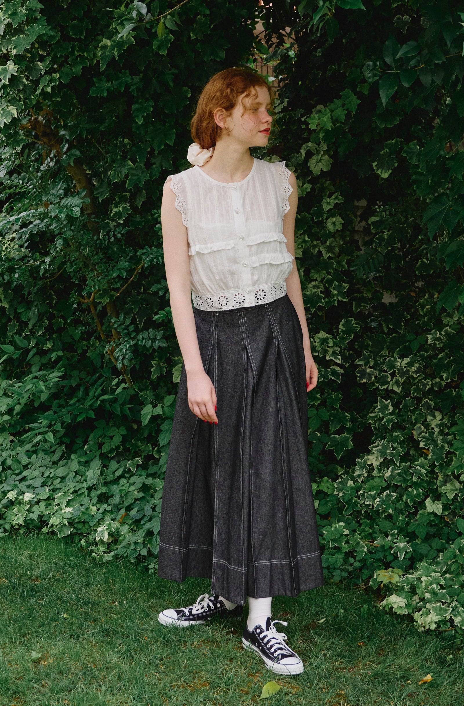 【REAP】 デニムスカート deinm sk IENA｜upper hights/アッパーハイツ DENIM SK デニムスカート