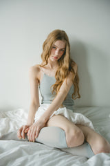 cup in tulle frill heart camisole