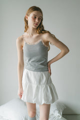 cup in tulle frill heart camisole