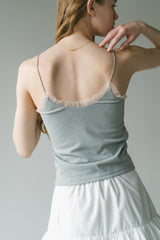 cup in tulle frill heart camisole