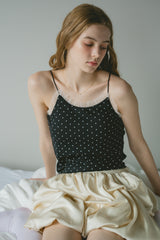 cup in tulle frill heart camisole