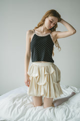 cup in tulle frill heart camisole