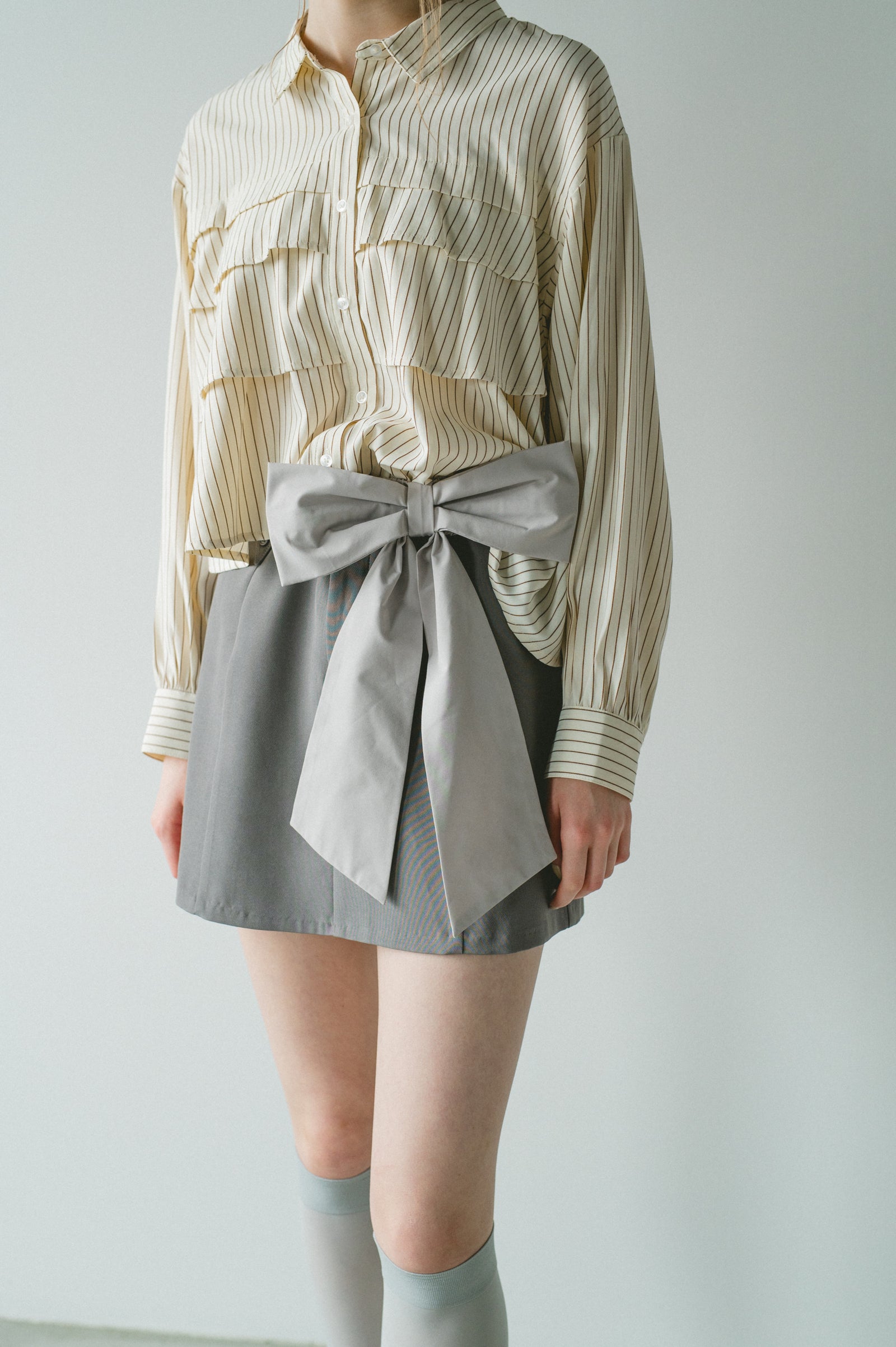 【新品タグ付き】BEST IN リボンベルト付き刺繍ブラックフォーマル big ribbon belt – idem