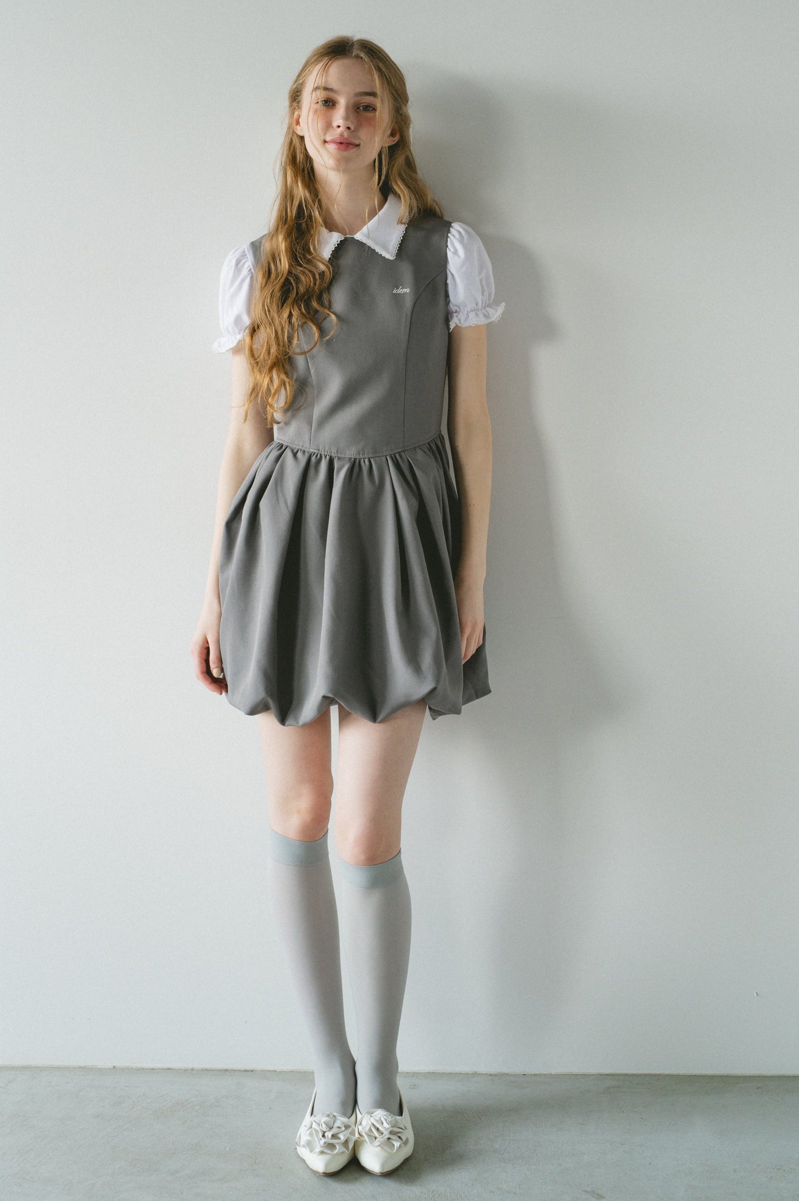 idem イデム　balloon mini onepiece balloon mini onepiece – idem