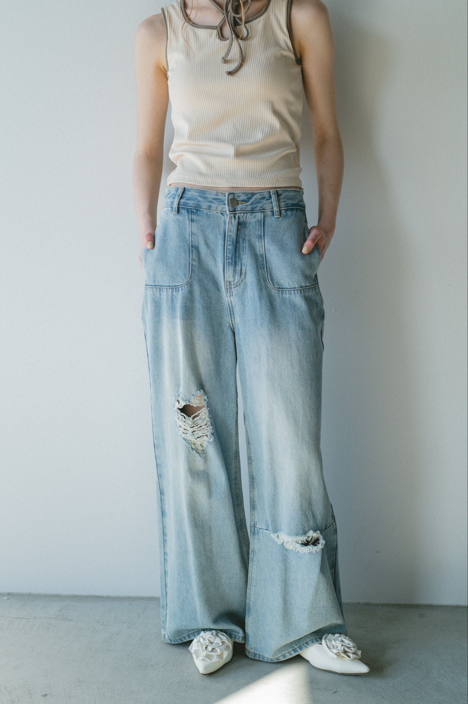 heart damage denim – idem