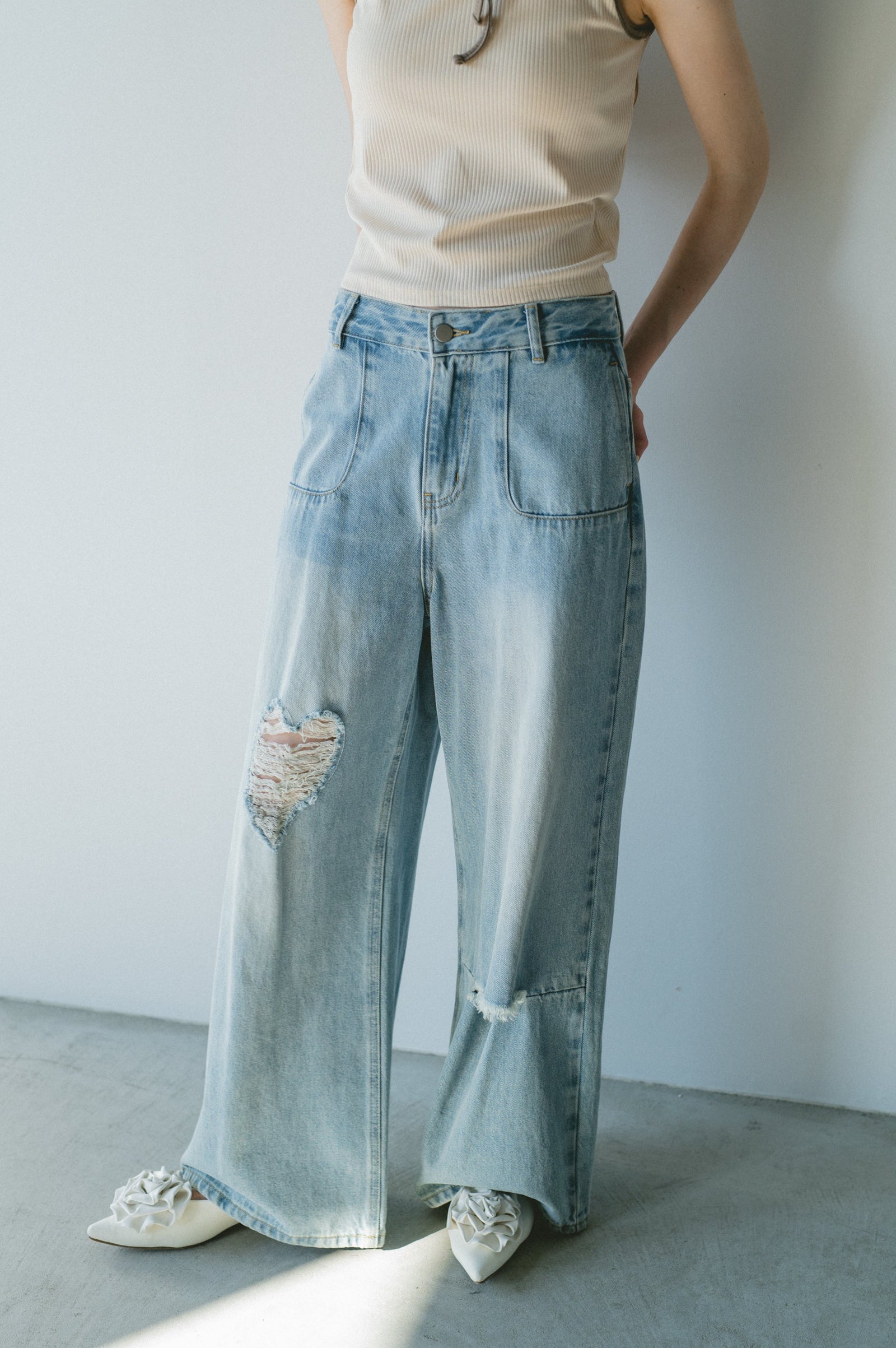 heart damage denim – idem