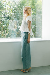 puff sleeve muse blouse