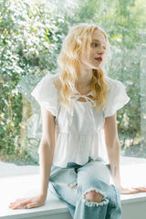 puff sleeve muse blouse