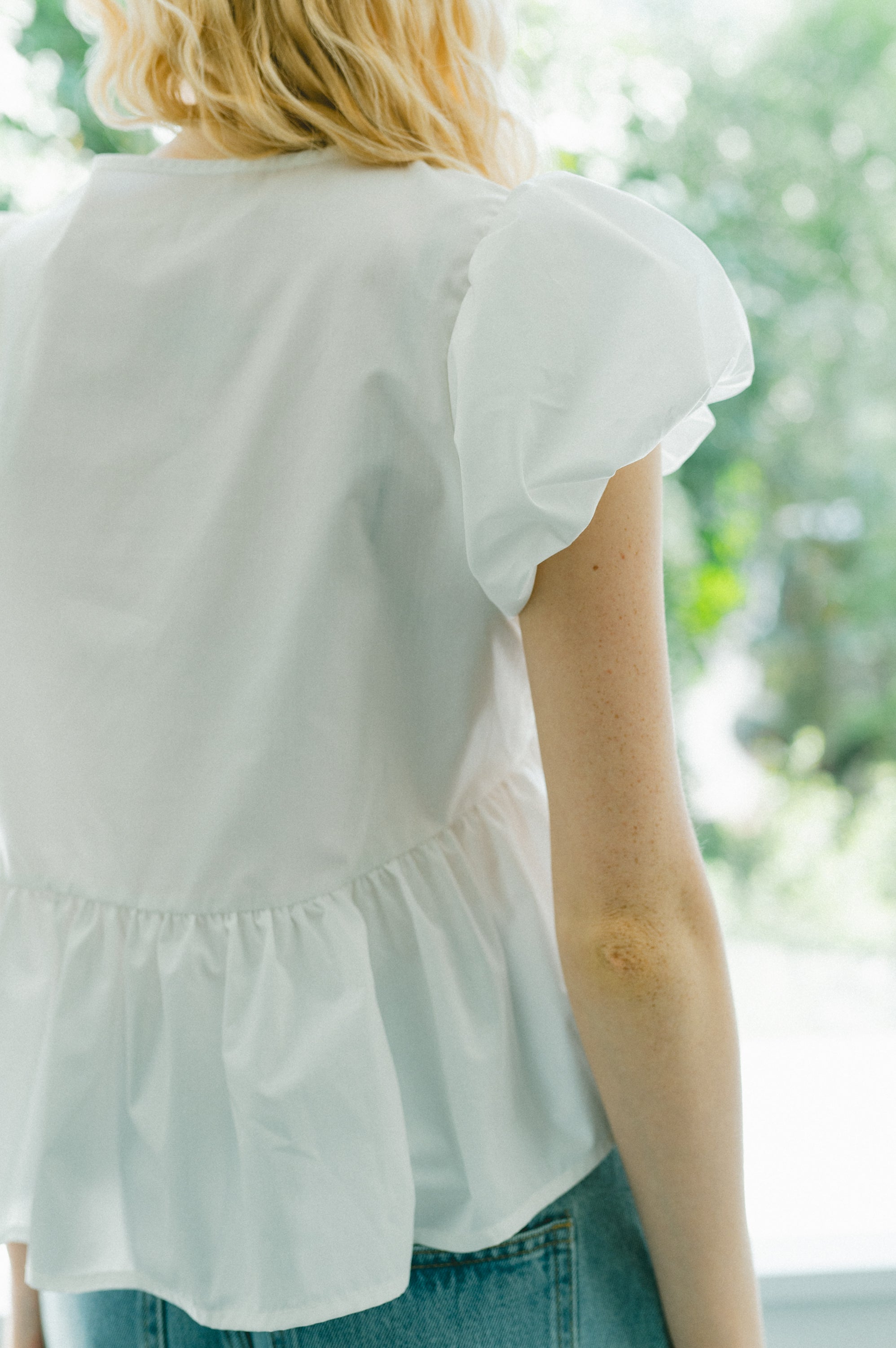 puff sleeve muse blouse