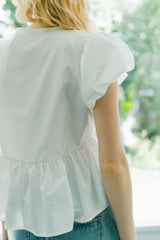 puff sleeve muse blouse