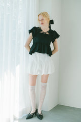 puff sleeve muse blouse