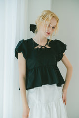 puff sleeve muse blouse