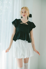 puff sleeve muse blouse