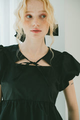 puff sleeve muse blouse