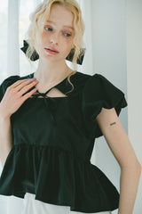 puff sleeve muse blouse