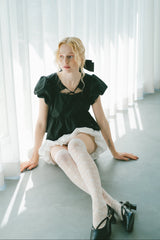 puff sleeve muse blouse