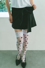 big ribbon mini skirt