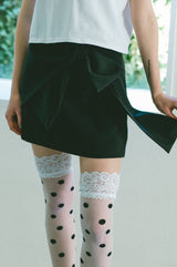 big ribbon mini skirt