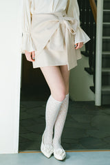 big ribbon mini skirt