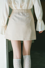 big ribbon mini skirt