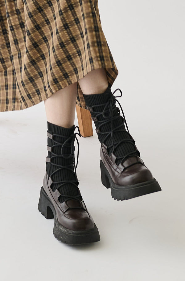 lace up socks boots