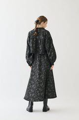 flower jacquard jacket