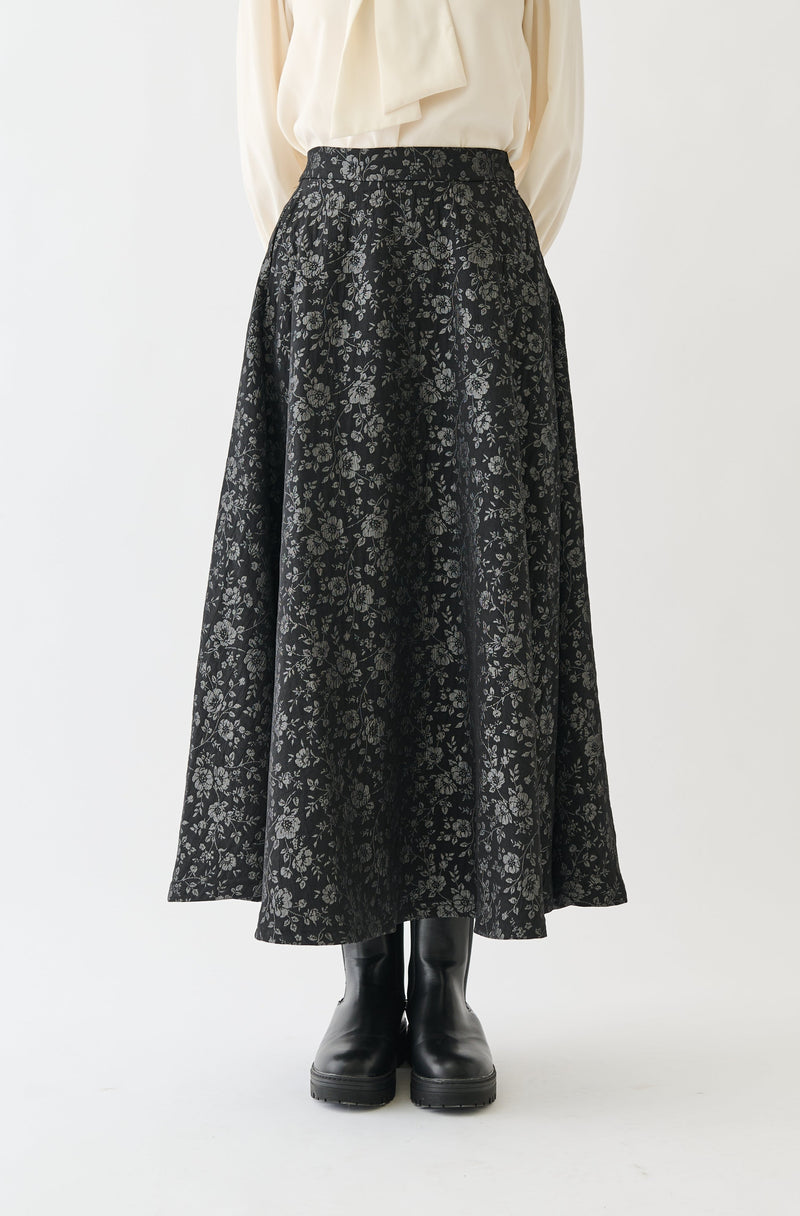 専用ebony flower jacquard tops、スカートセット - www.sorbillomenu.com