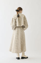 flower jacquard jacket