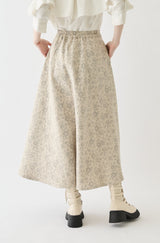 flower jacquard skirt