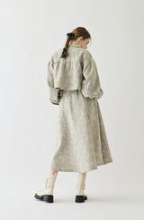 flower jacquard jacket