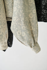 flower jacquard jacket