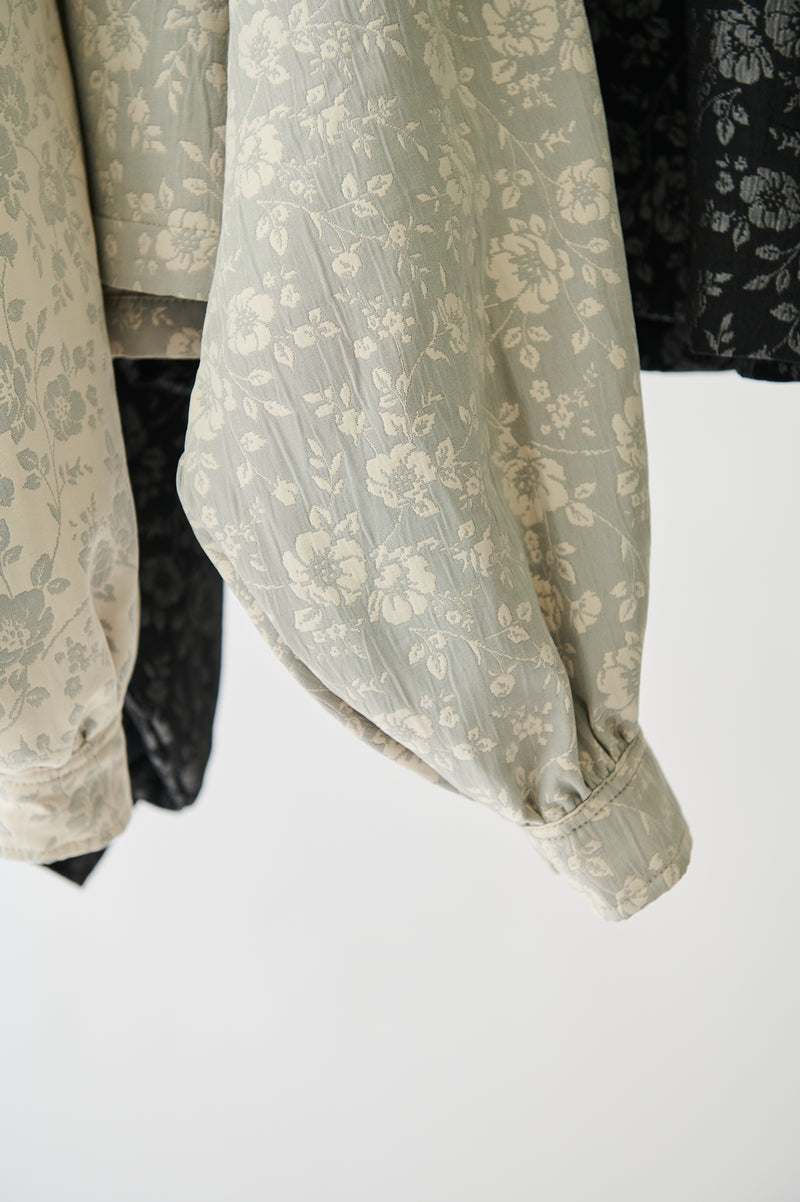 flower jacquard jacket