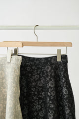 flower jacquard skirt