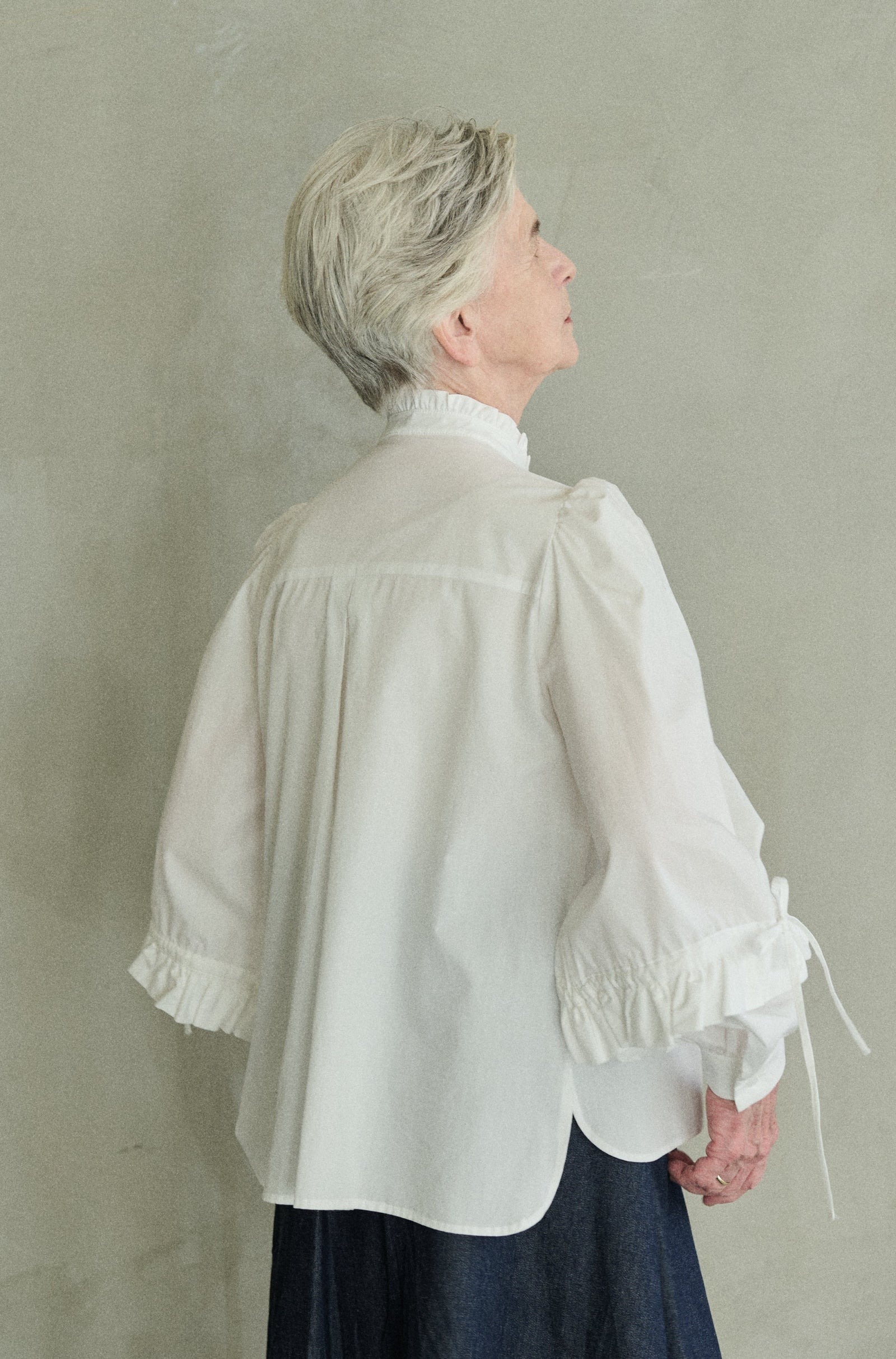 トップス idem/made in Japan new classic blouse made in Japan new classic blouse – idem