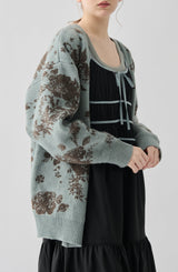 flower china cardigan