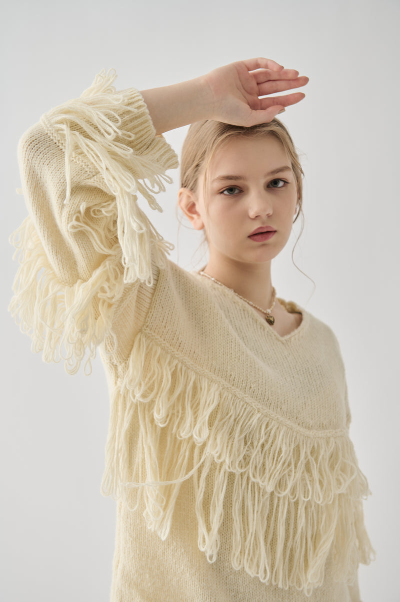 fringe loose knit – idem