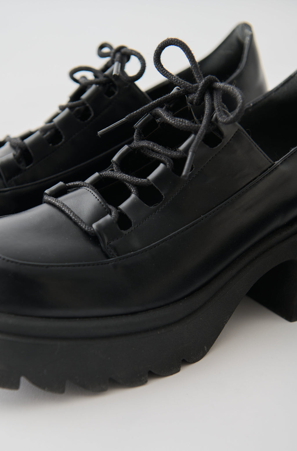 lace up platform loafers – idem