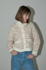 mix tweed sailor jacket