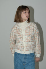 mix tweed sailor jacket