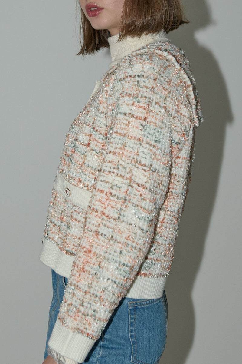 mix tweed sailor jacket