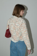 mix tweed sailor jacket