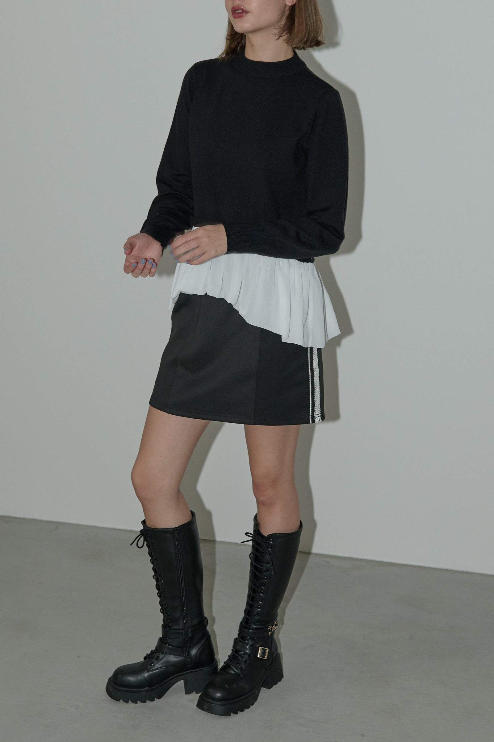 lace line mini skirt – idem