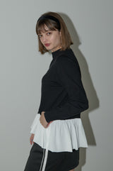 docking peplum knit